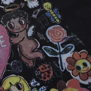 Camisetas Unisex Extra Grandes de Alta Calidad 100% Algodón, Estilo Vintage, Lavado Ácido, Impresión DTG, Transpirables y Ecológicas - Product Image 5