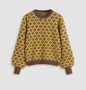 Suéter de Punto Estilo Universitario, Grueso, Suave y Cálido para Invierno, de Alta Densidad, para Mujer, a la Moda, Transpirable, 2026 - Product Image 1