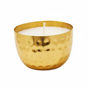 Juego de 2 Portavelas Redondos de Diseño Moderno con Acabado en Hierro y Cobre, Maceta de Metal de Cobre Martillado para Decoración del Hogar al Precio Más Bajo - Product Image 6