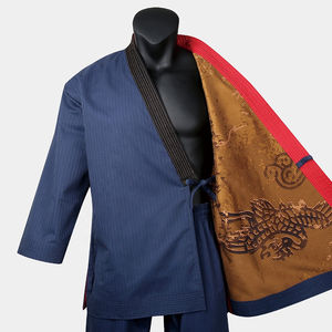 Uniforme de Taekwondo Durable pour Hommes avec Ceinture, Bordure Noire, Ajustement Réglable et Options de Sublimation Personnalisées - Product Image 2