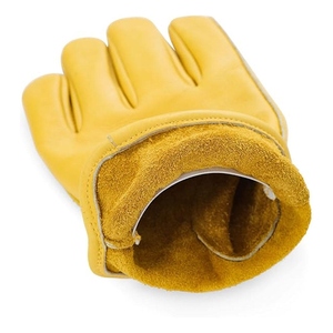 Unisex Durable Gardening <b>Driver</b> <b>Gloves</b> Puncture Cut Resistant Custom Logo Reinforced Cowhide Leather Work <b>Gloves</b> Safety <b>Gloves</b> - Product Image 3