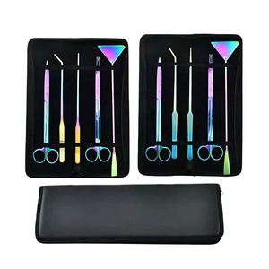 เครื่องมือทําความสะอาดพืชน้ําในตู้ปลา กรรไกรหยักสีสันสดใส - Product Image 6