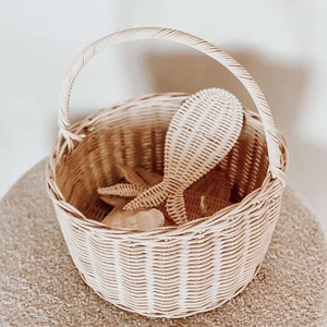 Juguetes de desarrollo al precio más bajo, juego de pesca de ratán natural, juguete ecológico de juego de roles - Product Image 6