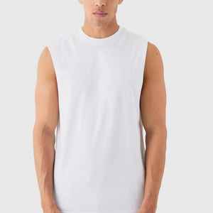 Camisetas sin mangas informales para hombre, camisetas ligeras sin mangas para la playa de verano, ropa cómoda de algodón - Product Image 3