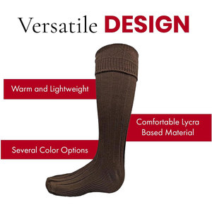 Premium Quality Mens Scottish Kilt Hose <b>Socks</b> Traditional Highland Wool Blend <b>Long</b> Length Custom Wholesale Supply - Product Image 5