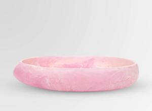 Tazón para Servir Ensaladas de Resina Decorativa Hecha a Mano, Acabado Artístico en Espiral, Forma Irregular, Ecológico, para Cocina y Hogar - Product Image 5