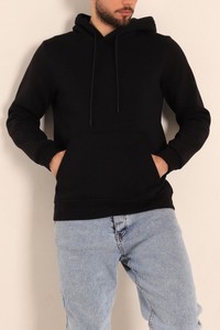 Sweat à capuche d'hiver pour homme Stonefield Manufacturing, 100% coton molletonné, respirant, séchage rapide, avec poches, tissu personnalisable - Product Image 2