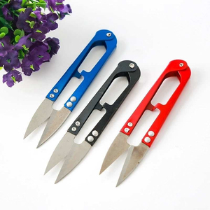 Spring Scissor 10PCS Color U-Shaped Thread Cutting Head Yarn Cutting <b>Cross</b> Stitch Spring Scissors U Shaped Scissor <b>Top</b> Quality - Product Image 4