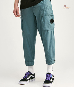 Pantalon de randonnée tactique décontracté pour homme, coupe slim, taille haute, en toile légère, 100 % coton, séchage rapide, pour activités de plein air - Product Image 1