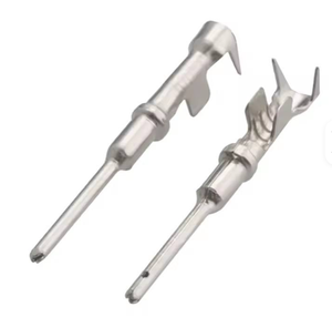 Automotive Electrical Crimp <b>Terminal</b> – DTM Series Pin, Auto-Insertion Spring Round Contact, 1.0 mm, Part No. 1062-20-0122. - Product Image 2