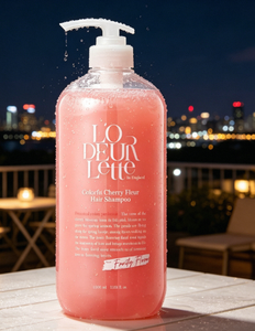 L'ODEURLETTE England Colorfit Cherry Fleur Hair Shampoo Premium Spring Wash ทำความสะอาดหนังศีรษะ บำรุง ให้ความชุ่มชื้น เครื่องมือ - Product Image 1