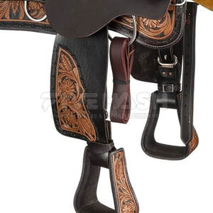 Silla de montar western reforzada para mayor durabilidad 2026, silla de montar western para equitación - Product Image 6
