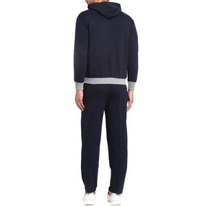 Chándal Negro con Logotipo Personalizado, Bloques de Color, Ropa de Entrenamiento Personalizada para Hombre, Chándales Cómodos, Servicio OEM ODM - Product Image 4