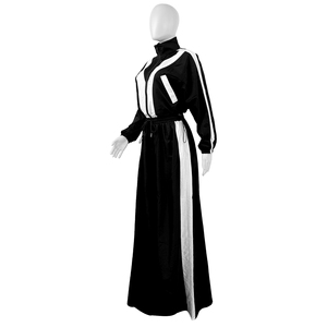 Manufacture Custom Baggy <b>Windbreaker</b> Oversized <b>Women</b> Tracksuit High Quality Loose Fit With Drawstring Closure And White Panels - Product Image 6