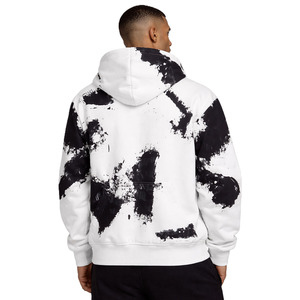 Sweat-shirts à capuche zippés personnalisés avec logo pour hommes, design éclaboussures de peinture, streetwear, molleton épais, fabricant OEM, approvisionnement en gros - Product Image 3