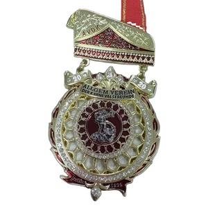 Medallas de metal esmaltado suave personalizadas con acabado brillante en negro, níquel, oro, plata y cobre. - Product Image 4