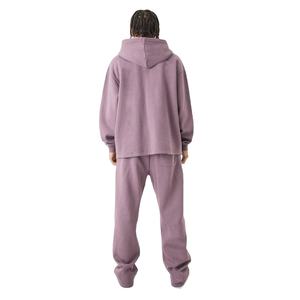 Conjunto Deportivo Informal de Algodón para Hombre, Pantalones Deportivos con Logotipo Personalizado Estampado, Pantalones Deportivos con Costuras en Contraste, Ropa Deportiva de Invierno - Product Image 2