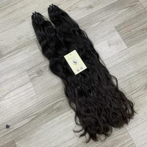 100% Naturel Ondulé Brut Vietnamien Cheveux Bundles Double Dessiné Bundle Extensions de Trame de Cheveux Humains - Product Image 6