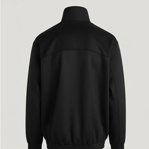 Veste à col montant pour homme Printemps & Automne 2026 – Manteau utilitaire coupe ample avec poches et logo personnalisé - Product Image 2