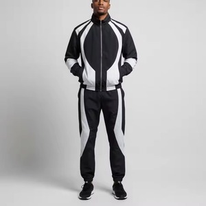 High Quality Custom Woven label windbreaker full <b>Set</b> Relaxed Fit Breathable Quick Dry nylon/polyester winter suits - Product Image 3