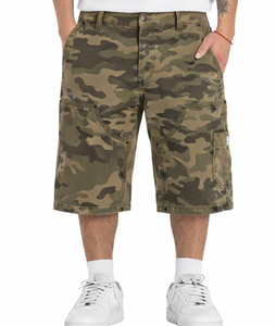 Shorts de travail en polyester robuste pour hommes |   Vêtements de travail respirants avec poches utilitaires |   Streetwear Fit OEM Logo personnalisé Double Knee - Product Image 5