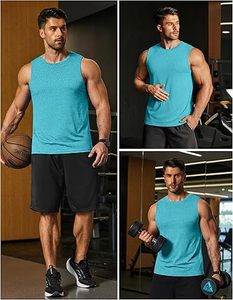 เสื้อกล้ามออกกำลังกายผู้ชายแบบแห้งเร็ว ไม่มีแขน - Product Image 2