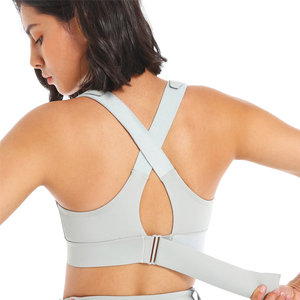 Plus Size S to 5XL High Impact Womens Sports <b>Bra</b> Crop Top Adjustable Halter Shoulder Gym Yoga Fitness Workout <b>Bra</b> Support Active - Product Image 2