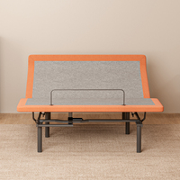 Sommier de lit électrique inclinable moderne en métal avec fonction massage, pour usage hôtelier, tailles Twin XL et King