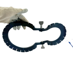 Anillo Retractor Quirúrgico Lone Star con 10 Soportes Elásticos y Ganchos, Instrumento Ortopédico Veterinario Manual Reutilizable, Clase II CE ISO13485 - Product Image 1