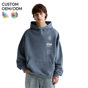 Sudadera con Capucha Personalizada para Hombre, Invierno, OEM ODM, Algodón Grueso, Poliéster, Felpa, Impermeable, Sudadera con Capucha, Privada - Product Image 4