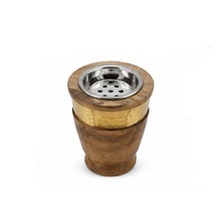 Brûleur d'encens écologique parfumé, insert métallique, motif feuille, art moderne, style antique, diffuseur personnalisable de haute qualité