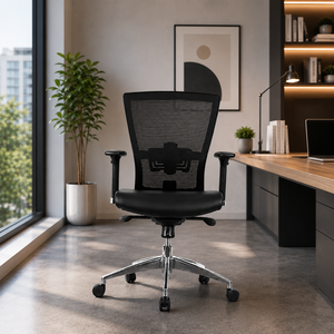 Ergonomic Modern Lift Executive Office <b>Chair</b> with Power Adjustable Fabric for Productivity - Product Image 1