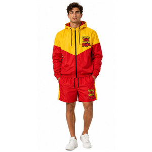 Conjunto Corto de Chaqueta Cortavientos para Hombre, Estilo Casual, Personalizado, de Alta Calidad, Talla Grande, Transpirable, Ecológico, Tejido de Bambú, para Verano y Otoño 2027 - Product Image 3