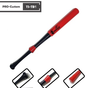 Batte de baseball d'entraînement en bois personnalisable à longue poignée pour l'entraînement au frappeur - Product Image 1