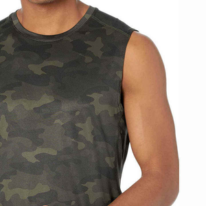 Camiseta sin mangas de algodón ligero de alta calidad para hombre, transpirable, suave, con cuello redondo, para gimnasio, fitness, informal, para verano - Product Image 3
