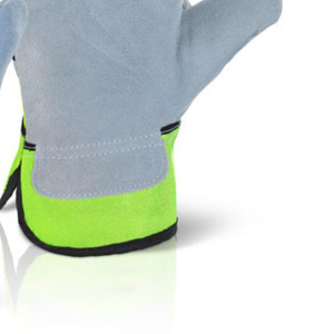 Guantes de cuero cálidos para invierno, guantes de seguridad para patrulla de tráfico, terciopelo grueso, impermeables, a prueba de viento, protección para manos y brazos - Product Image 3