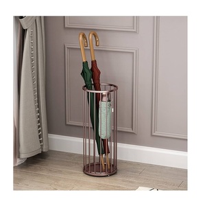 Porte-parapluie de qualité standard, style luxueux, vintage, décoratif pour la maison, style classique, en métal - Product Image 1