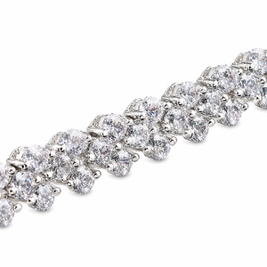 Elegante Pulsera de Tenis de Plata de Ley 925 con Moissanita de Corte Redondo, Regalo de Cumpleaños para Ella - Product Image 4