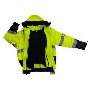 Vêtements de travail professionnels de classe 2, veste et pantalon de sécurité réfléchissants, imperméables, coupe-vent, haute visibilité, résistants - Product Image 4