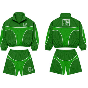 Distinct Outdoor Men Windbreaker <b>Shorts</b> <b>Set</b> Built For Flexible Movement Men Windbreaker <b>Shorts</b> <b>Set</b> Casual Style - Product Image 2