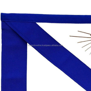 Accessoires de Cérémonie Maçonniques Personnalisés Brodés : Tabliers, Écharpes, Colliers – Qualité Supérieure, Vente en Gros - Product Image 3