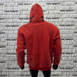 Bling hoodie full face <b>zip</b> cotton fleece oversized <b>zip</b> <b>up</b> hoodie unisex streetwear rhinestone style - Product Image 5