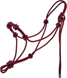 Cabestro de nailon al por mayor para caballos, para entrenamiento, manejo en establos y trabajo en el suelo, ajustable, fabricante y proveedor de cabezales equinos. - Product Image 2