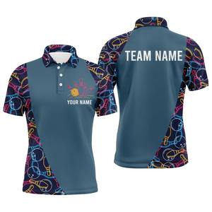 Custom Front & <b>Back</b> Design Polo Shirt – 100% Polyester, 3D Sublimation Printed Bowling Shirt for Men, Quick-Dry & Breathable - Product Image 6
