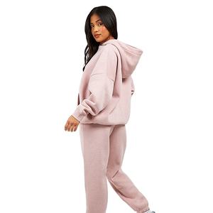 Créez Votre Propre Survêtement Femme 3 Pièces Personnalisé en Tricot Solide Ample et Oversize, Hiver, Épais, Écologique, Style Streetwear - Product Image 3
