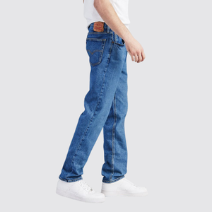 Jeans homme coupe décontractée style streetwear, denim délavé vintage, coupe droite, fabriqué au Bangladesh, prix usine, qualité supérieure. - Product Image 1