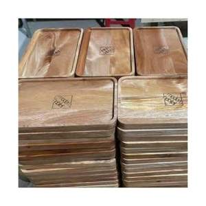 Los Más Vendidos 2026 Tablas de Cortar Rectangulares de Madera de 2 cm de Grosor para Servir Filetes, Madera Pura, Limpia, Segura y Duradera, Tabla de Restaurante S - Product Image 5