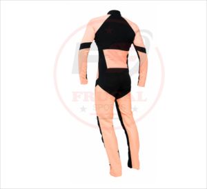 Combinaison intégrale bicolore orange et noir, taille adulte, en Spandex et Nylon, uniformes de cheerleading - Product Image 6