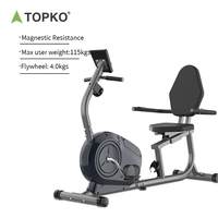 Vélo de fitness d'intérieur TOPKO en acier de haute qualité pour studio de fitness et entraînement aérobie