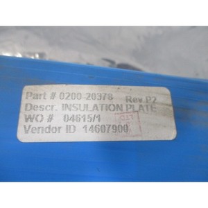 AMAT 0200-20378 PLATEAU D'ISOLATION GAMMA CU, 111189 - Équipements et Pièces Semi-conducteurs Globaux de Renommée Mondiale à Confiance - Disponible sur le site - Product Image 1